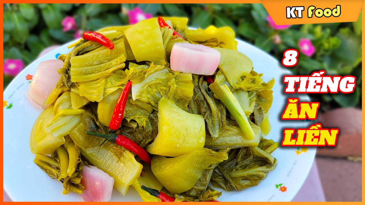 DƯA CẢI CHUA Cấp Tốc 8 Tiếng Là Ăn Được chưa bao giờ thấy làm Dưa Chua nhanh cực kỳ như thế -KT Food