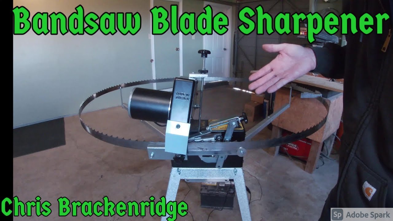 Woodland Mills Blade Sharpener - Assembly and First Sharpen.