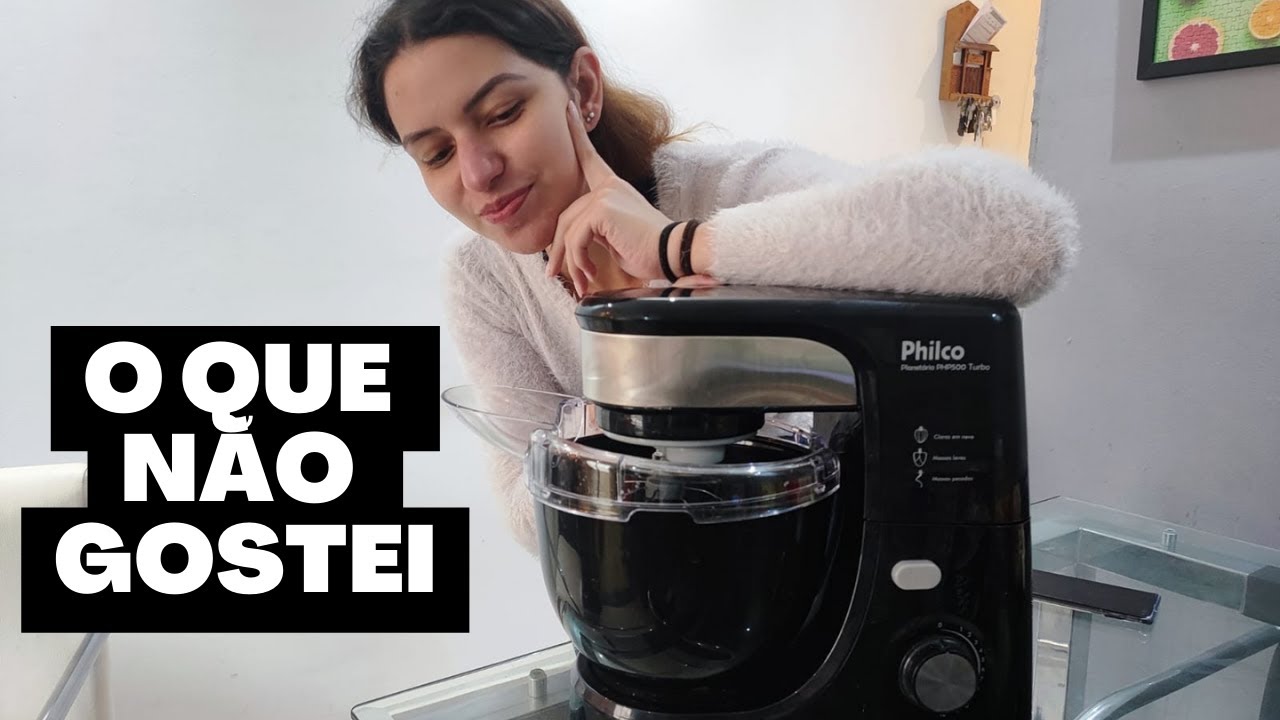 TESTE BATEDEIRA PLANETÁRIA PHILCO PHP500 TURBO Review + Primeiras Impressões | Mariana Oliveira