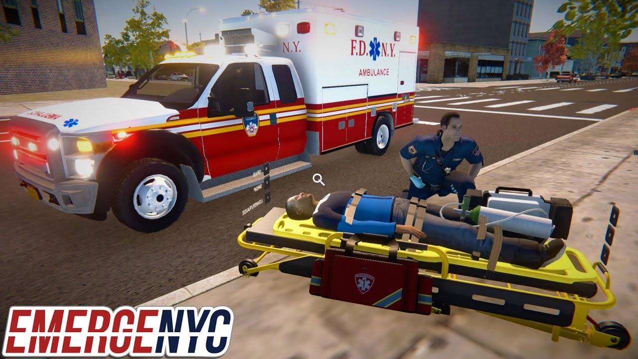 EmergeNYC FDNY Ambulance Responding To New EMS Calls In Brooklyn