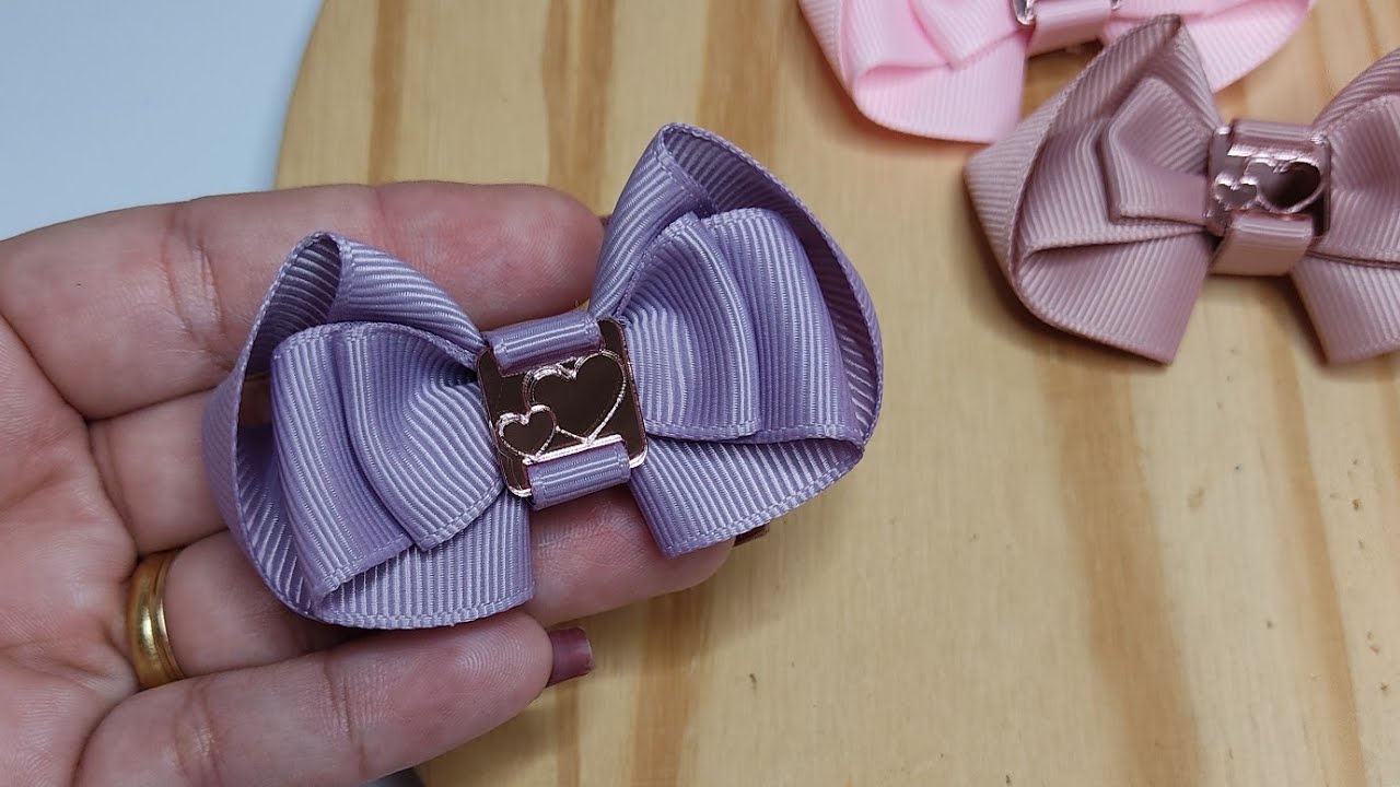 Mini Laço Bem me Quer Fita N 5 🎀