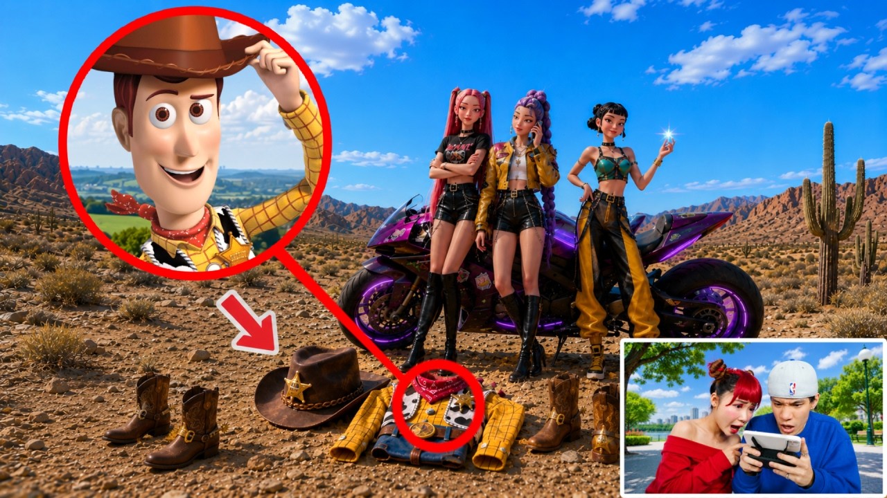 MY DRONE CAUGHT HUNTRIX MEETING WODY IN REAL LIFE!! (Really?)