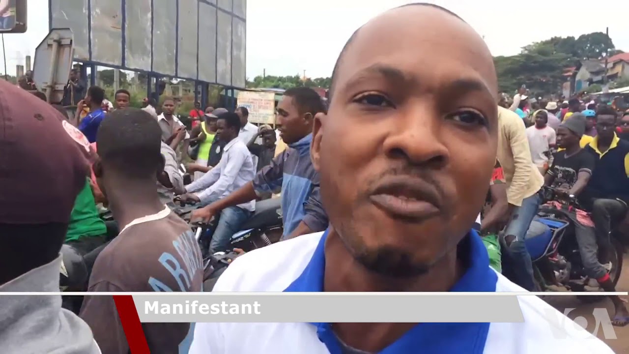 Marche de l'opposition en Guinée (vidéo)