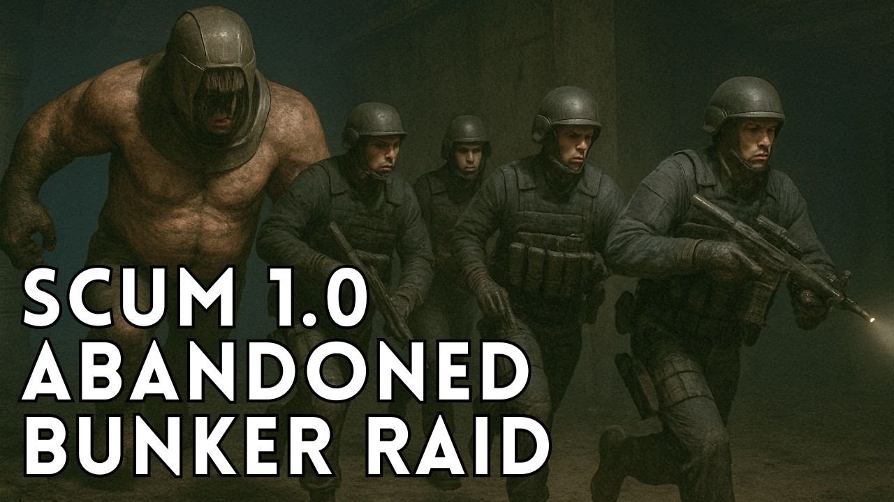 SCUM 1.0 Mr Brenner Encounter - Ep.4 (Abandoned Bunker Raid - Bottom Level)