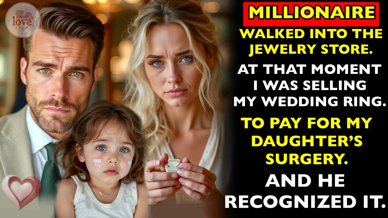 She sold her wedding ring to pay for her daughter’s surgery and then my ex walked into jewelry store