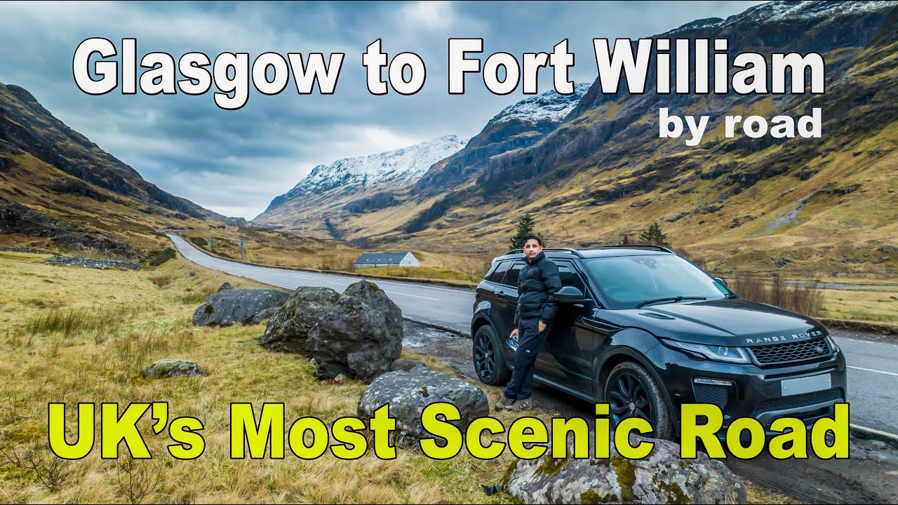 Glasgow to Fort William Episode 2/7. 1500 Miles Solo Scotland Road Trip, 4K Glencoe A82