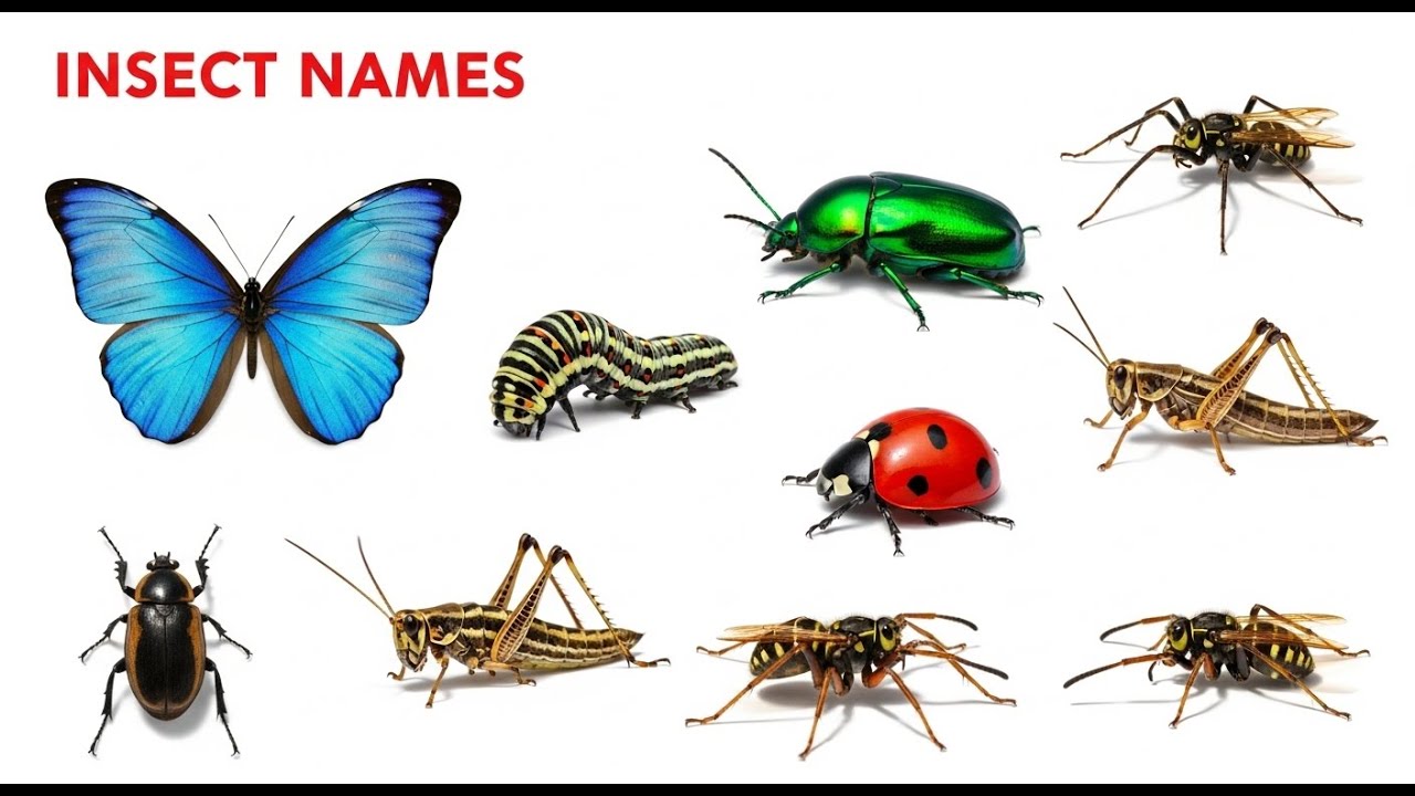 The Ultimate Insect Song! 🐞 Learn 45+ Bug Names for Kids | Educational Nature Video 🐜