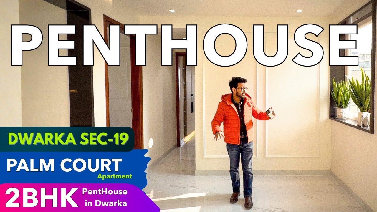 2BHK Penthouse ✅| Dwarka Sector 19 | Palm Court Apartment |Society Flats For Sale in Dwarka Sector19