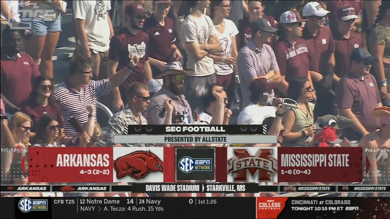 Arkansas vs. Mississippi State 2024