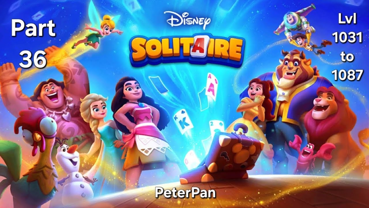 DISNEY SOLITAIRE Part 36 Level 1031-1087