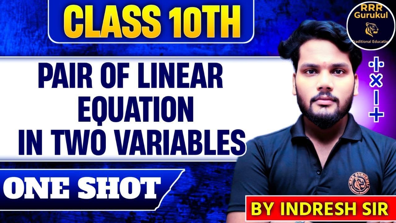 NCERT CLASS 10TH CHAPTER 3 LINER PAIR IN TWO VARIABLE