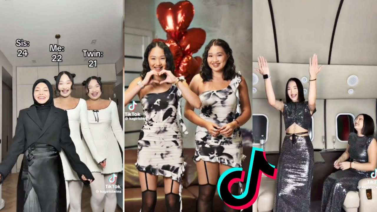 KAGIRIS TWINS Tiktok Dance Challenges Compilation of 2024 Trending #kagiristwins #7