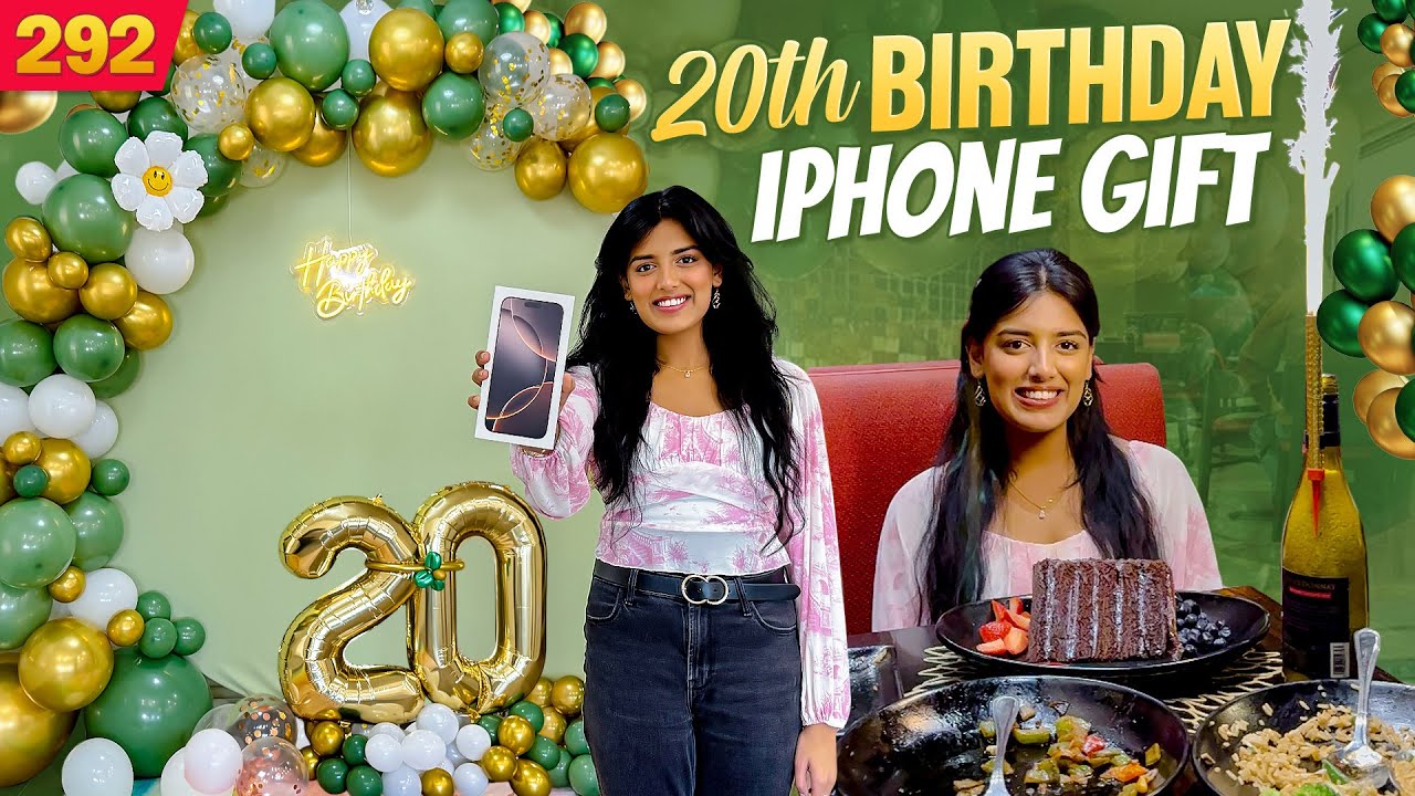 20th BIRTHDAY 🎂 Vlog | iPhone Gift 🥰🎂 | VAAS Family