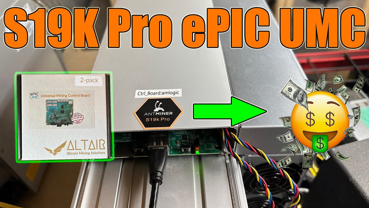 S19K Pro ePIC UMC Control Board Install