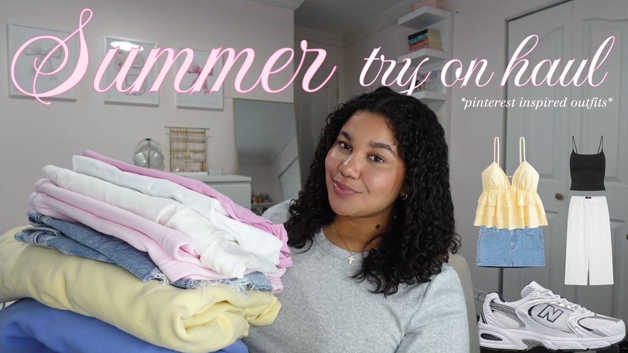 HUGE $2000 SUMMER TRY ON HAUL🛍️*pinterest inspired outfits* (GARAGE, ARITZIA & more)