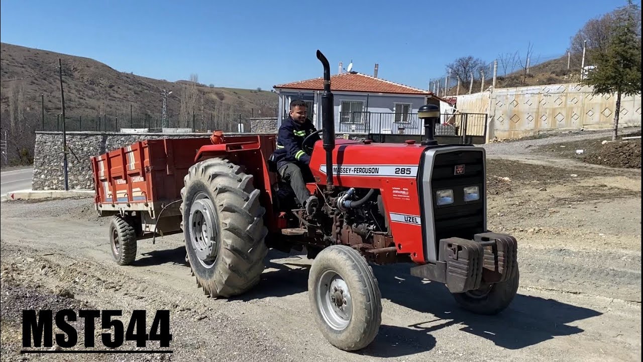 TURBOLU MF 285 İLE TOPRAK ÇEKİYORUZ |MST544|