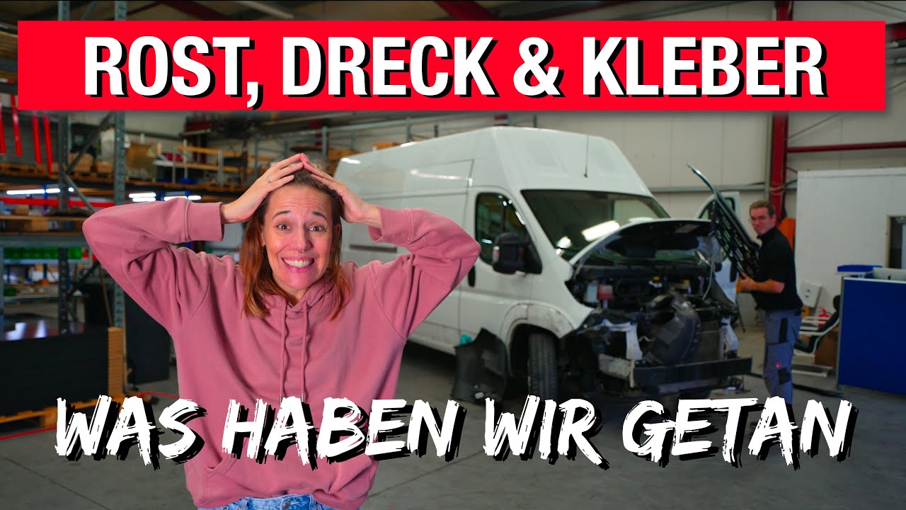 VAN-AUSBAU mit HÜRDEN 🤷‍♂️ | DAMIT haben wir nicht gerechnet | Rost, Hohlraumversiegelung & Kleber 🔴
