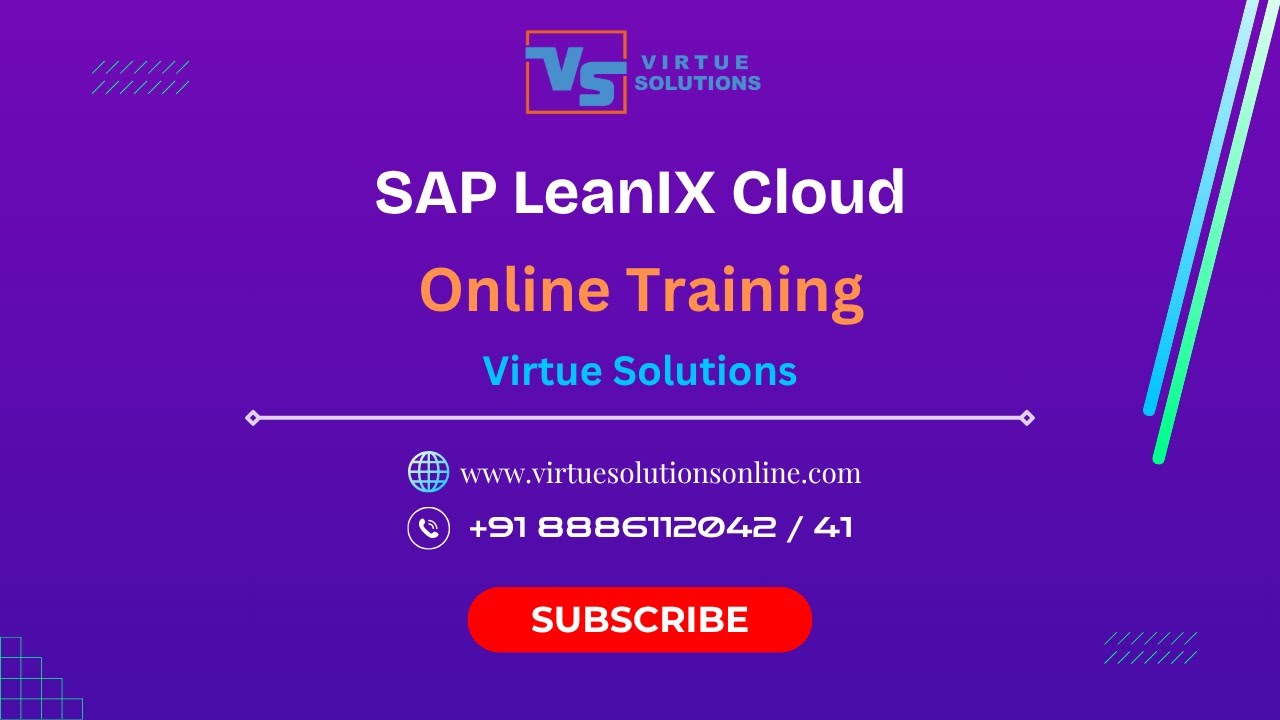 SAP LeanIX Training || SAP LeanIX Demo || Virtuesolutions || SAP LeanIX ||SAP LeanIX Online Training