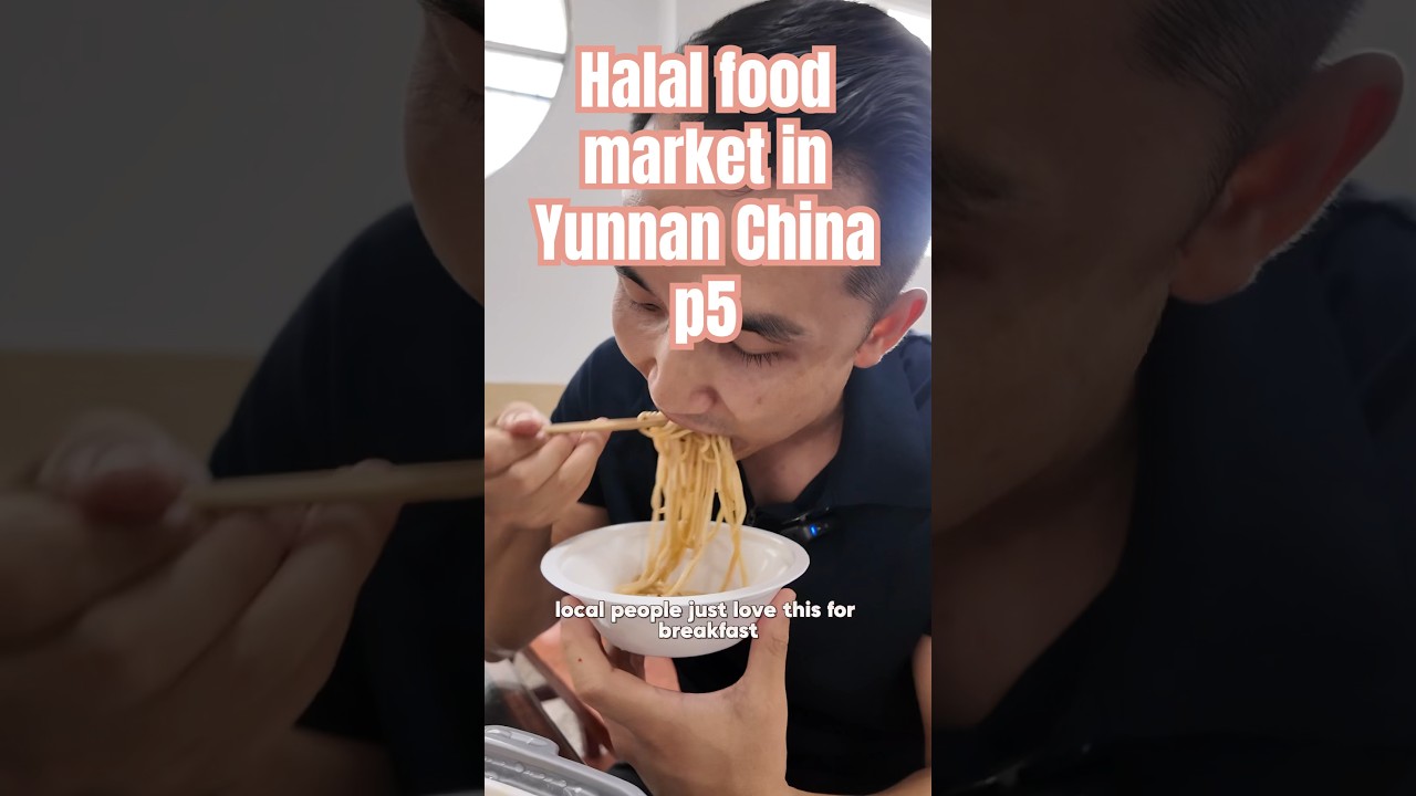 Check out the halal food market in yunnan China .p5 #chinesemuslim #halalfood