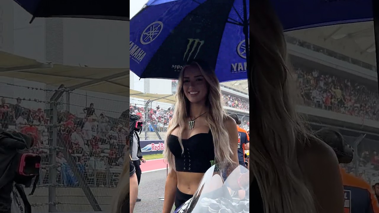 MotoGP Grid Girl 🔥 Monster Energy Yamaha MotoGP 🔥 Alex Rins 🔥 #motogp