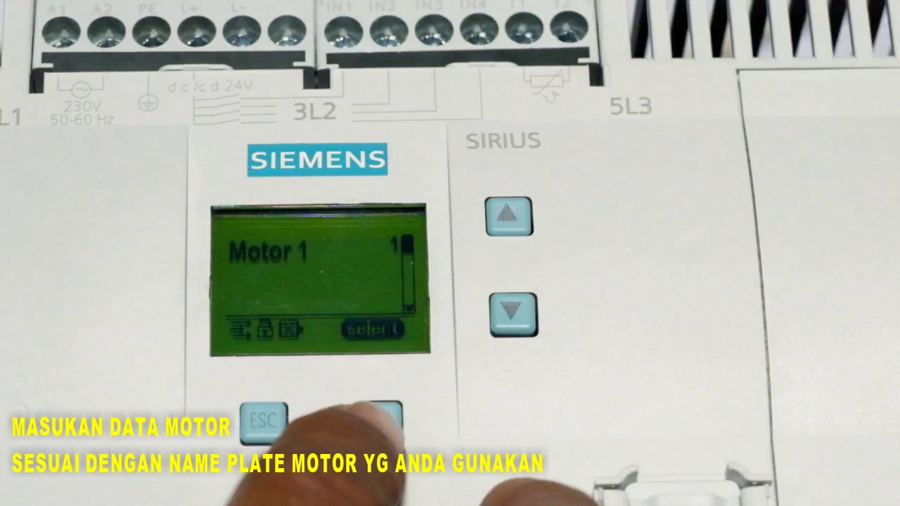 Siemens Softstarter 3RW44 Setting old