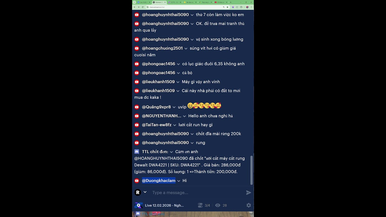 Live 12.02.2026 - Nghỉ giải lao thôi anh em ơi