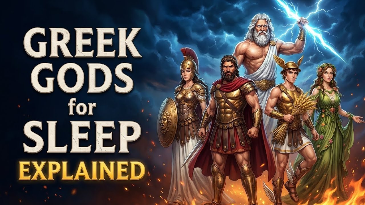 The Greek Gods Explained | Boring Greek Myths For Sleep