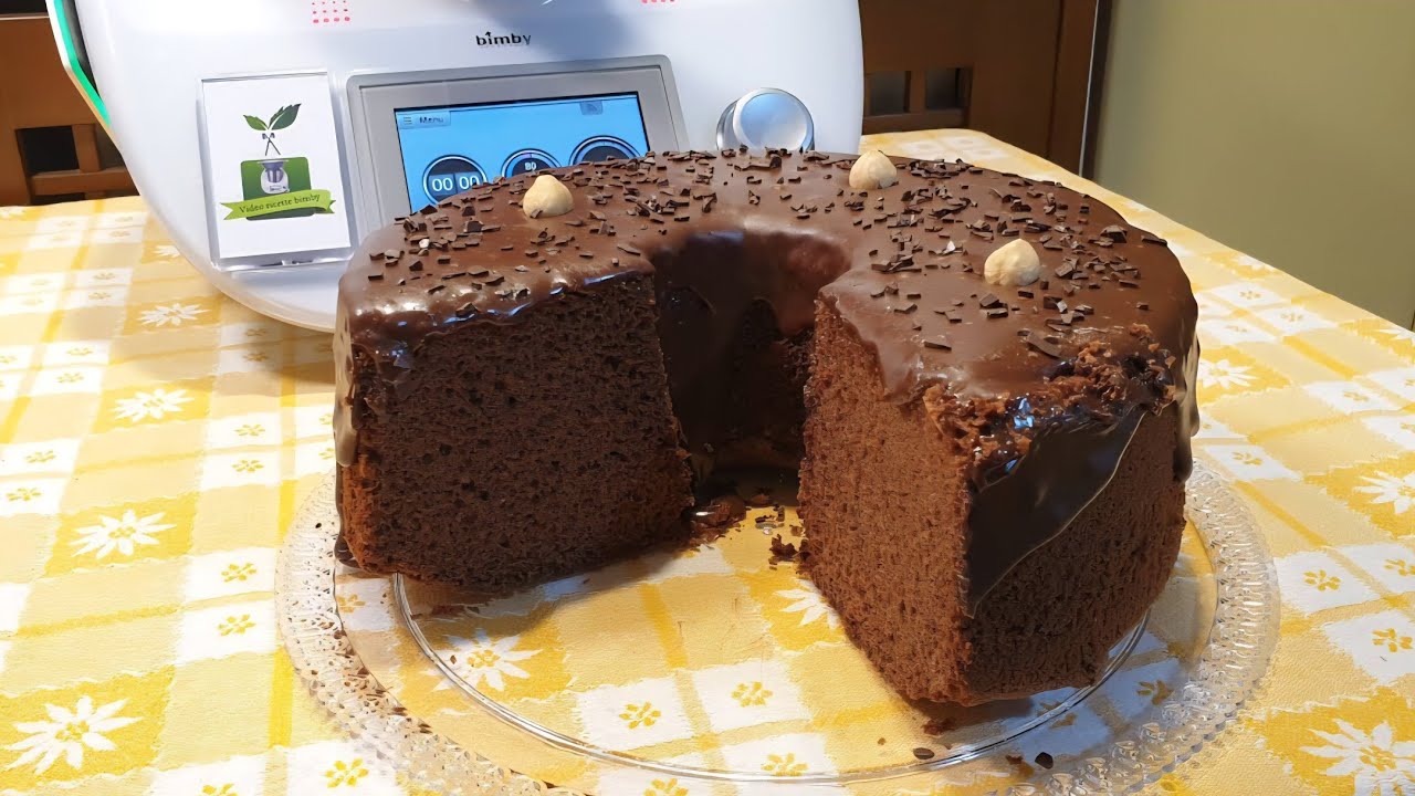 Chiffon cake alla nutella per bimby TM7 TM6 TM5 TM31