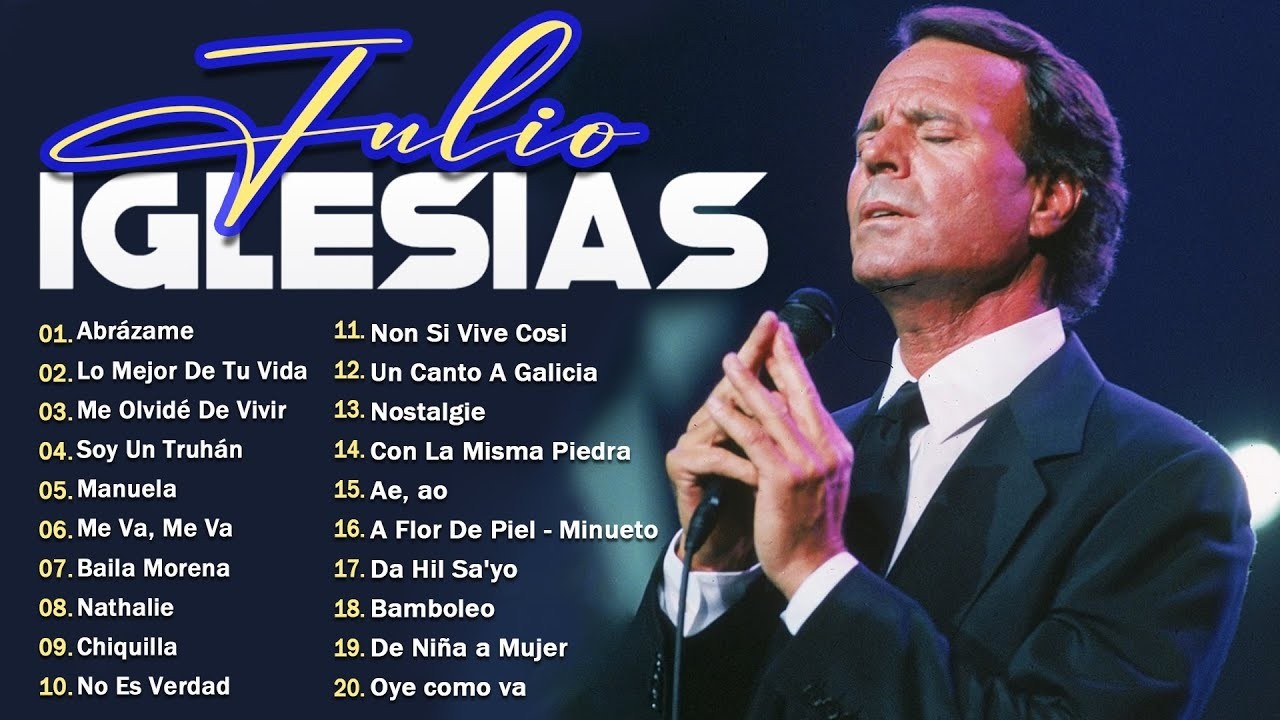 Julio Iglesias 90s Sus Grandes Exitos   Baladas Romanticas Inolvidables De Julio Iglesias #ab9