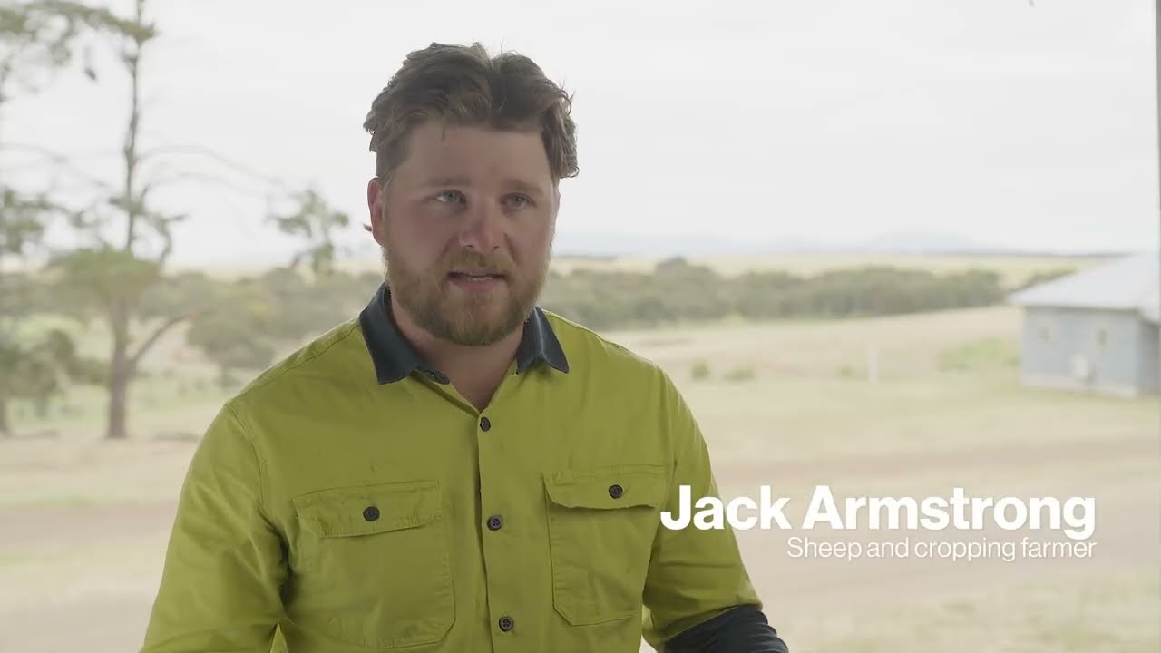Working alone on the farm