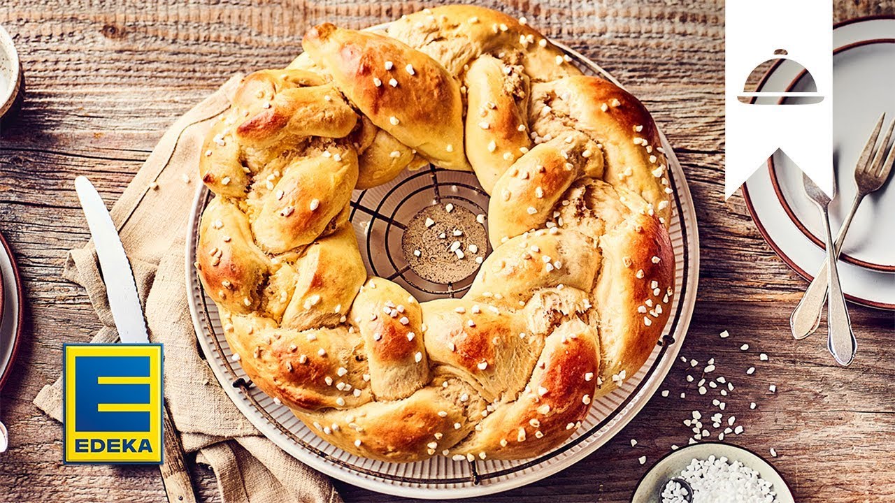 Osterkranz selber machen | Süßes Ostergebäck mit Hefeteig und Mandel-Ricotta-Füllung | EDEKA