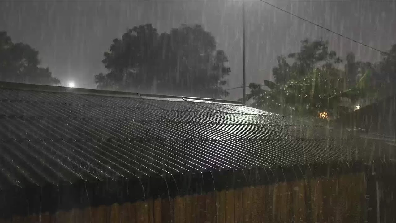 99.9% Fall Asleep Instantly To Heavy Rain & Thunder – No Talking, Just Pure Sleep Sounds