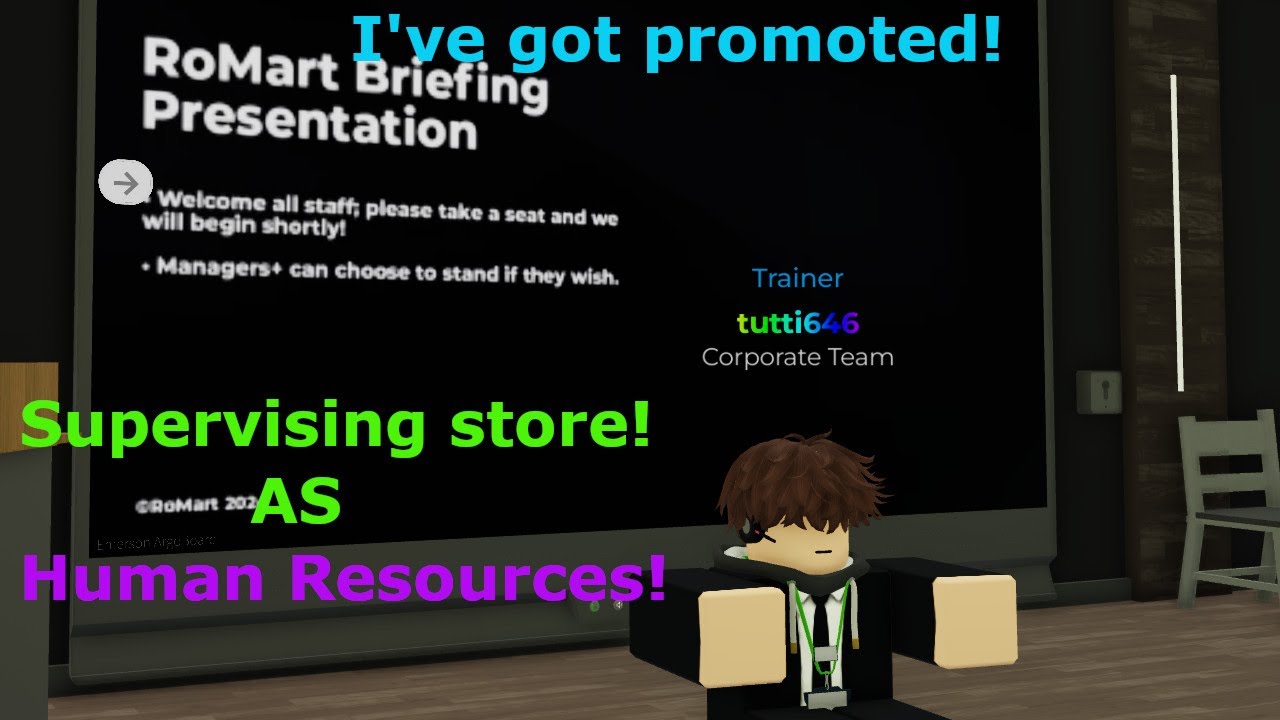 RoMart restocking update + supervising store as Human Resources!