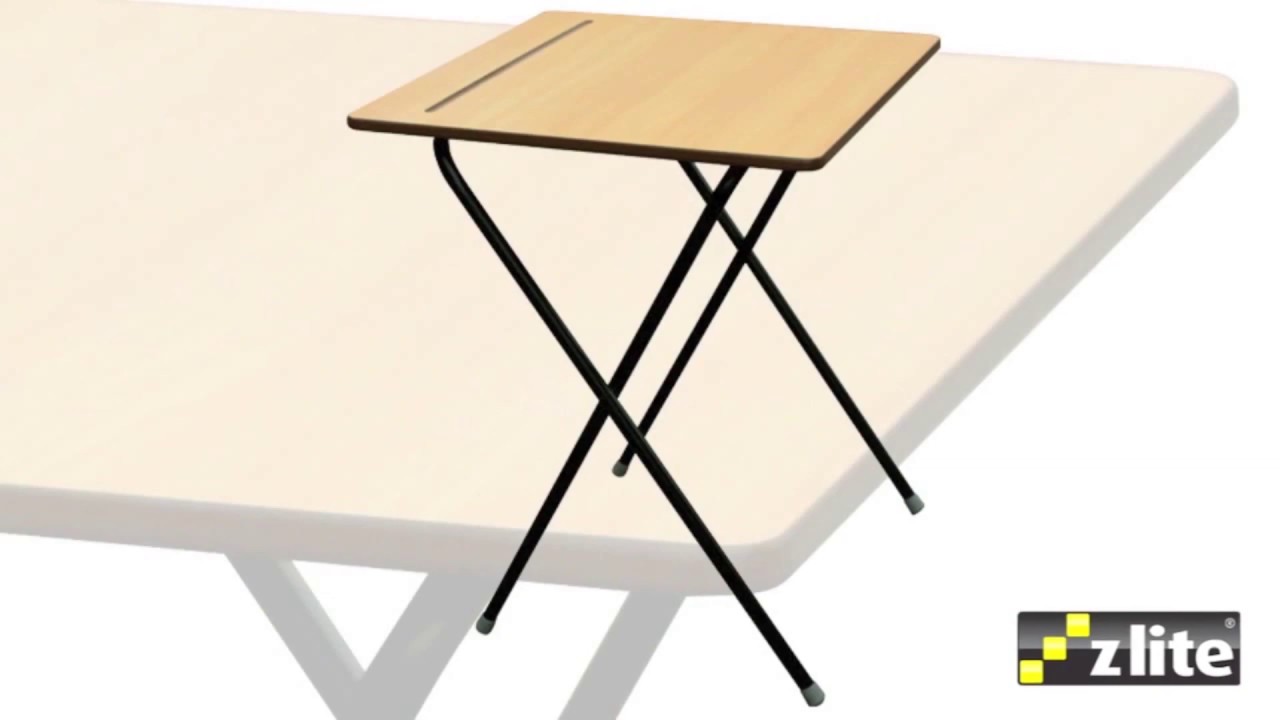 Zlite Secondary School Exam Desk with Folding Legs - Radius Office
