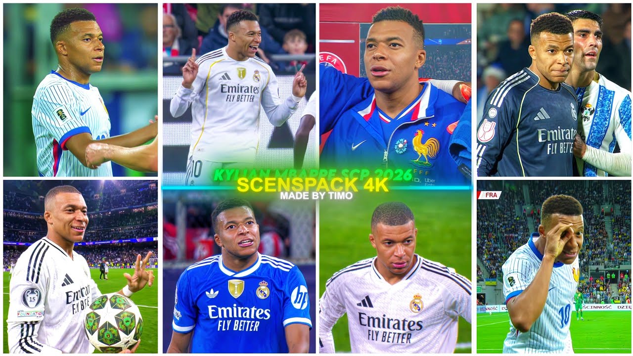Kylian Mbappe 2026 Ultimate Scenepack / RARE CLIPS ● SCENEPACK 4K ( TOPAZ + 4k CC Ae ) #part2