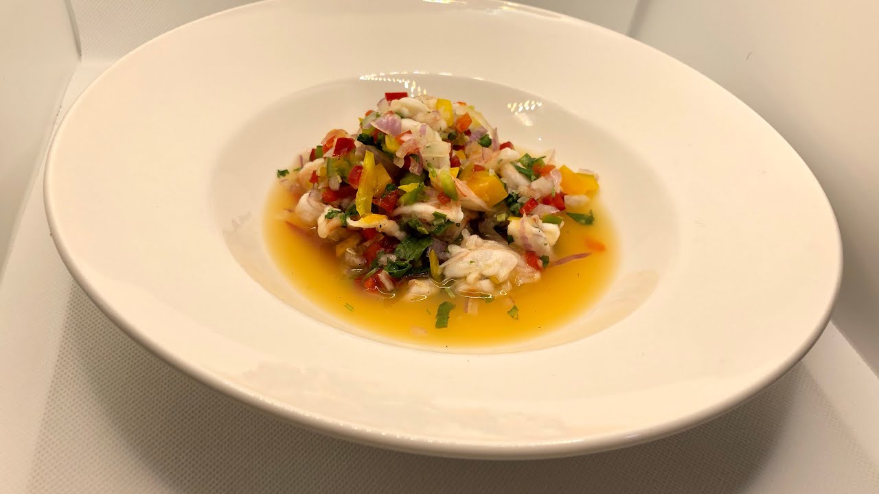 Τα πιάτα του Μπλοϋ / Σεβίτσε Με Γαρίδες / Ceviche with Shrimps