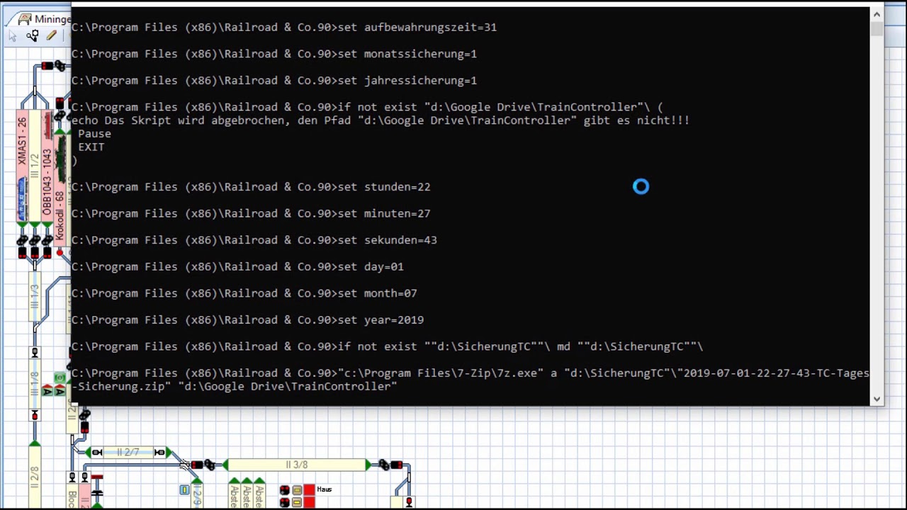 Modellbahn TrainController Tutorial #36: TrainController und unser Sicherungs-Skript automatisieren