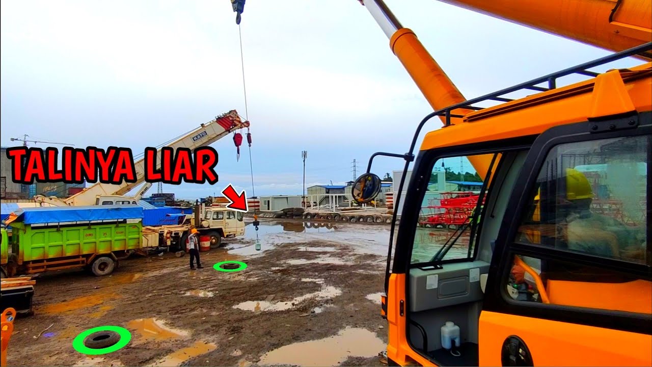 TES OPERATOR CRANE, KAKU GAK BISA TENANGKAN TALI