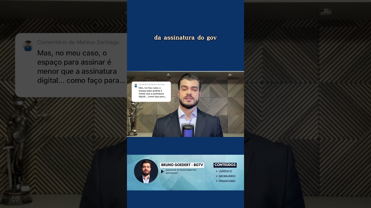 Perguntas e Respostas: &Eacute; poss&iacute;vel reduzir o tamanho da assinatura do Gov?
