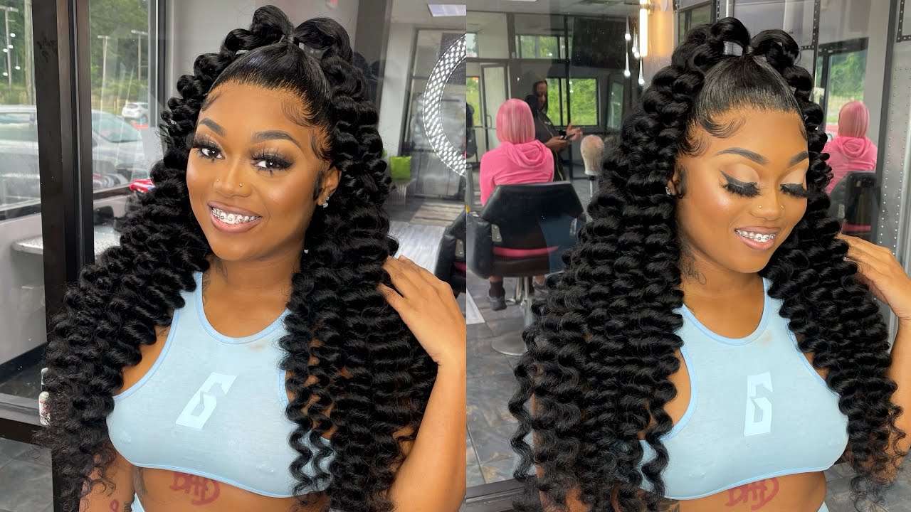BIG WAND CURLS 😩😍 | 40 Inch Curly Wig 🔥 | West Kiss Hair