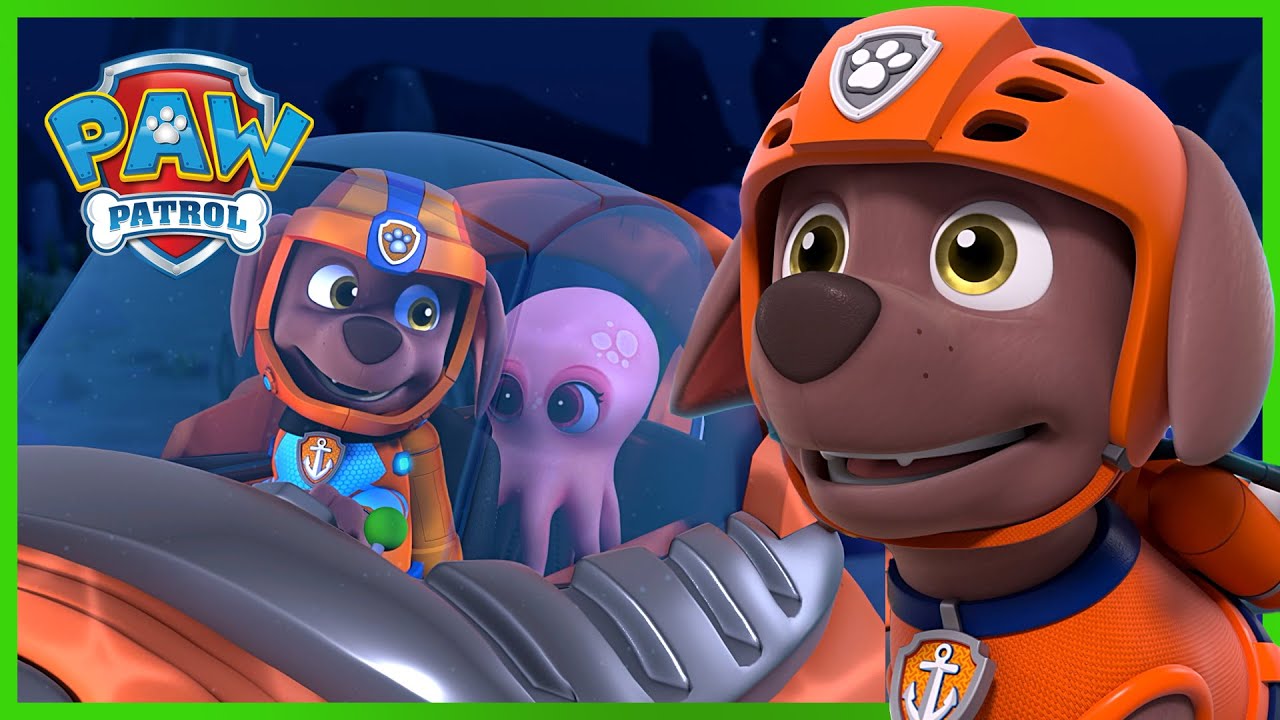 Zuma's Best Rescue Moments and More! - PAW Patrol - Cartoons for Kids Compilation