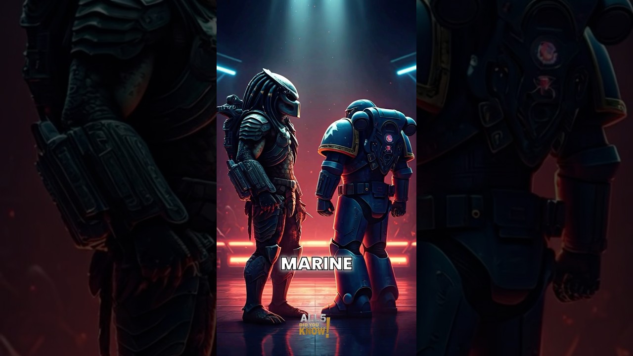 Space Marine 2 VS Predator #spacemarine2 #shorts #predators #shortvideo