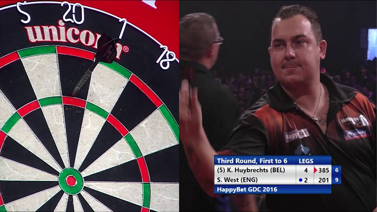 HappyBet German Darts Championship 2016 - Third Round - Kim Huybrechts v Steve West
