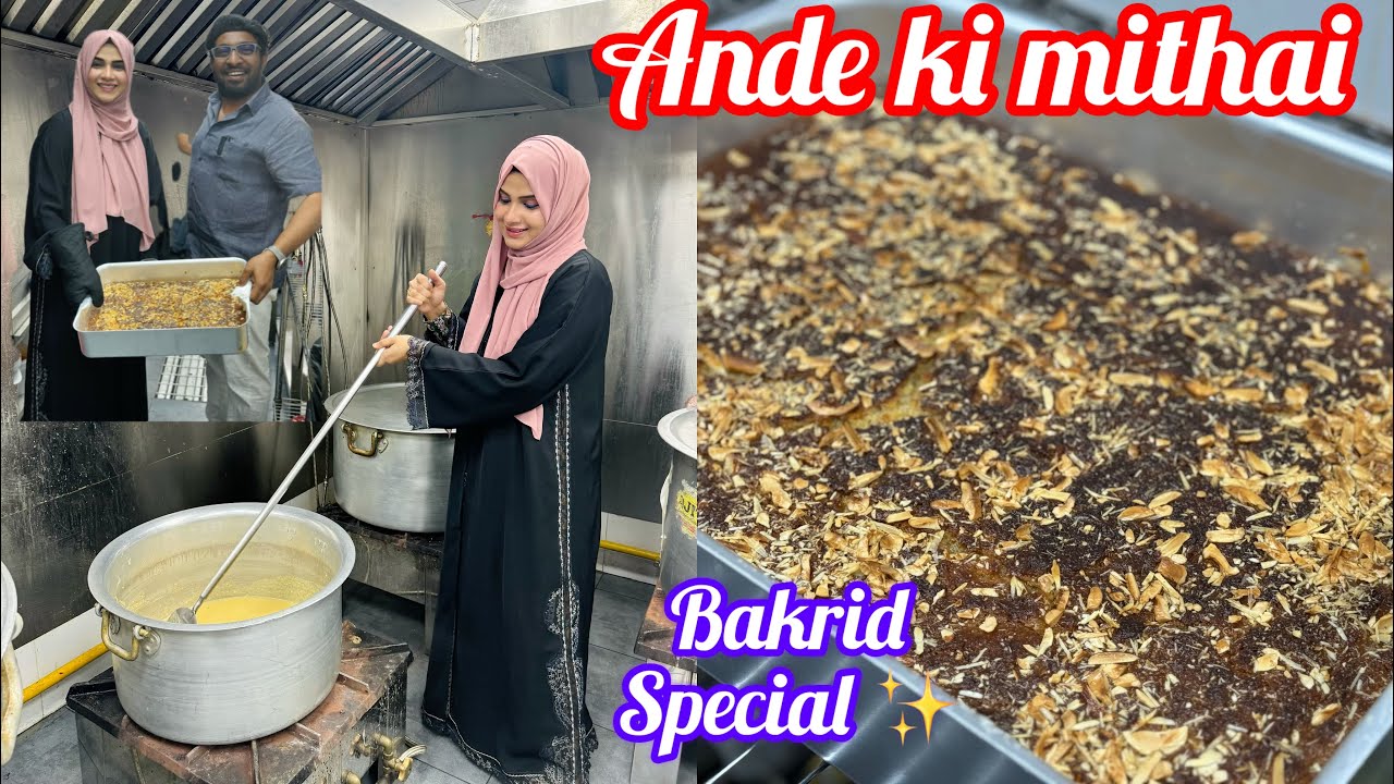 🔥Making Ande ki mithai with Jabbar Bhai ✨ Behind the Scenes of Shoot 🎥 Muttai Mithai Bakrid Special
