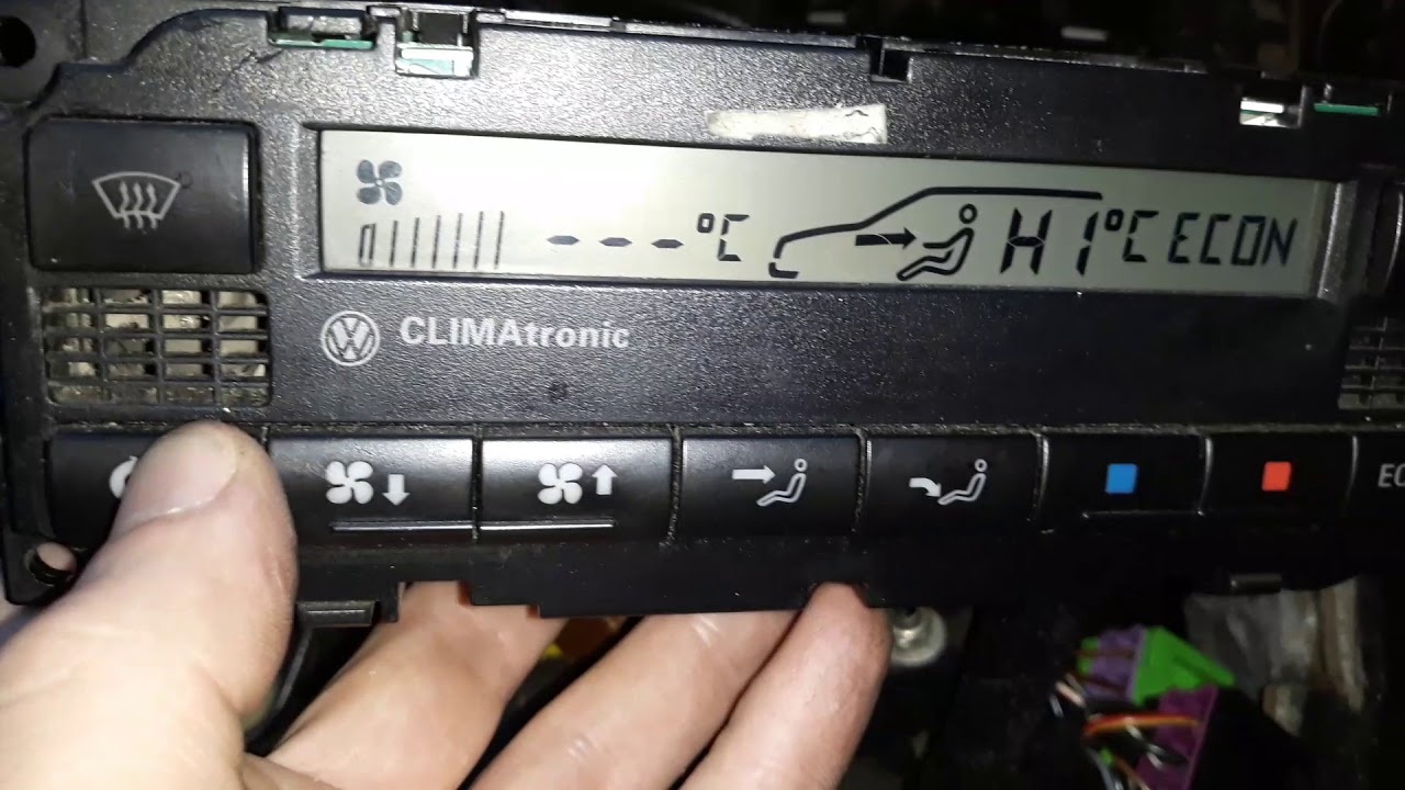 VW Passat b5.5 climatronic flaps / servomotors positions