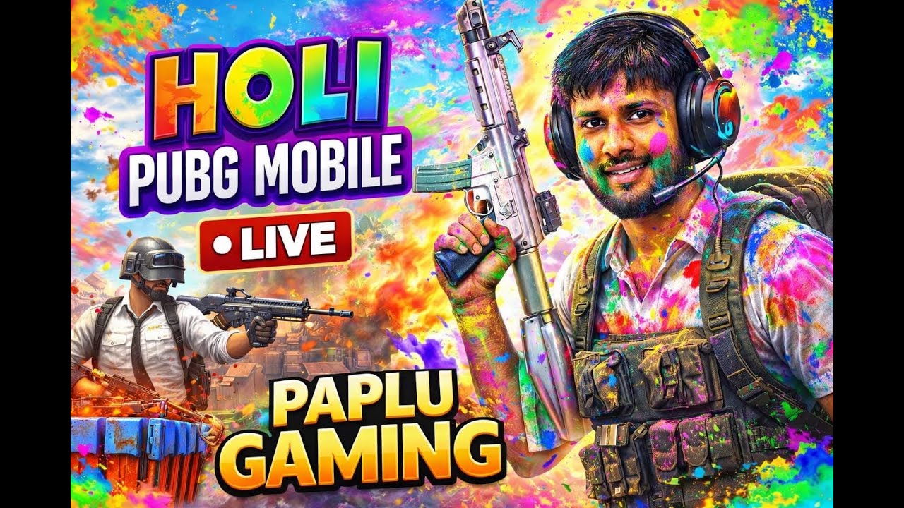🔴 PUBG Mobile LIVE  🔥 | PapluGaming is BACK!!!