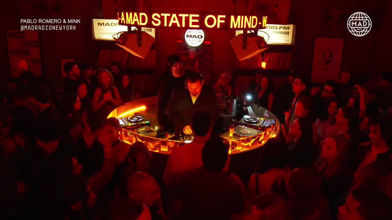 PABLO ROMERO & MINK — Live DJ Set at Mad Radio New York | House, Deep House