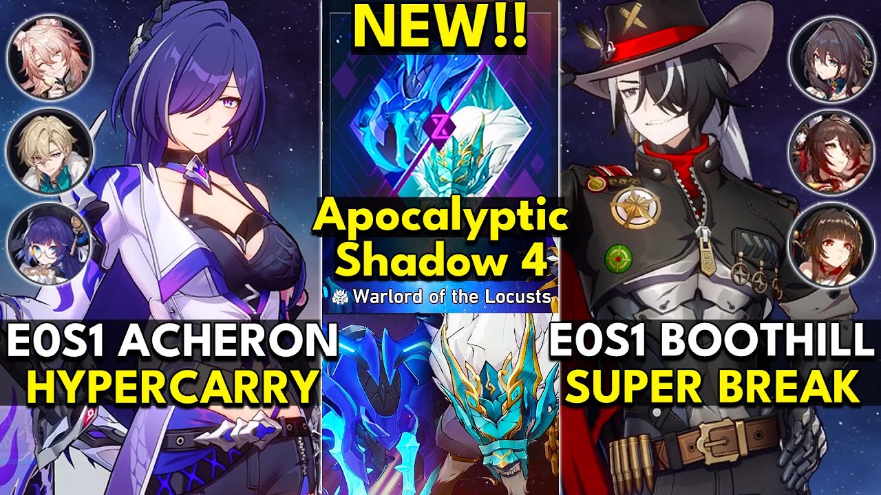 E0S1 Acheron Hyper & E0S1 Boothill Super Break | Apocalyptic Shadow Floor 4 3 Stars | Honkai