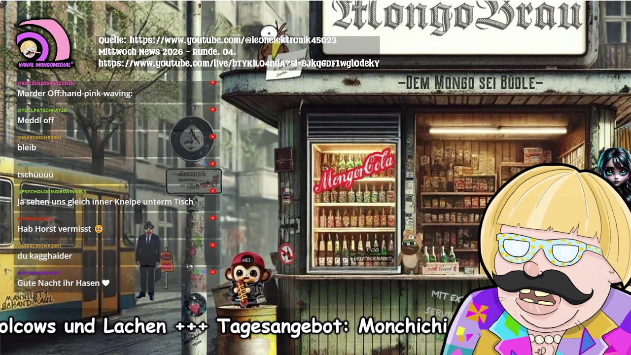 LEONS NEWS mit Live Mongotar! Mittwoch News 2026 - Runde. 04.