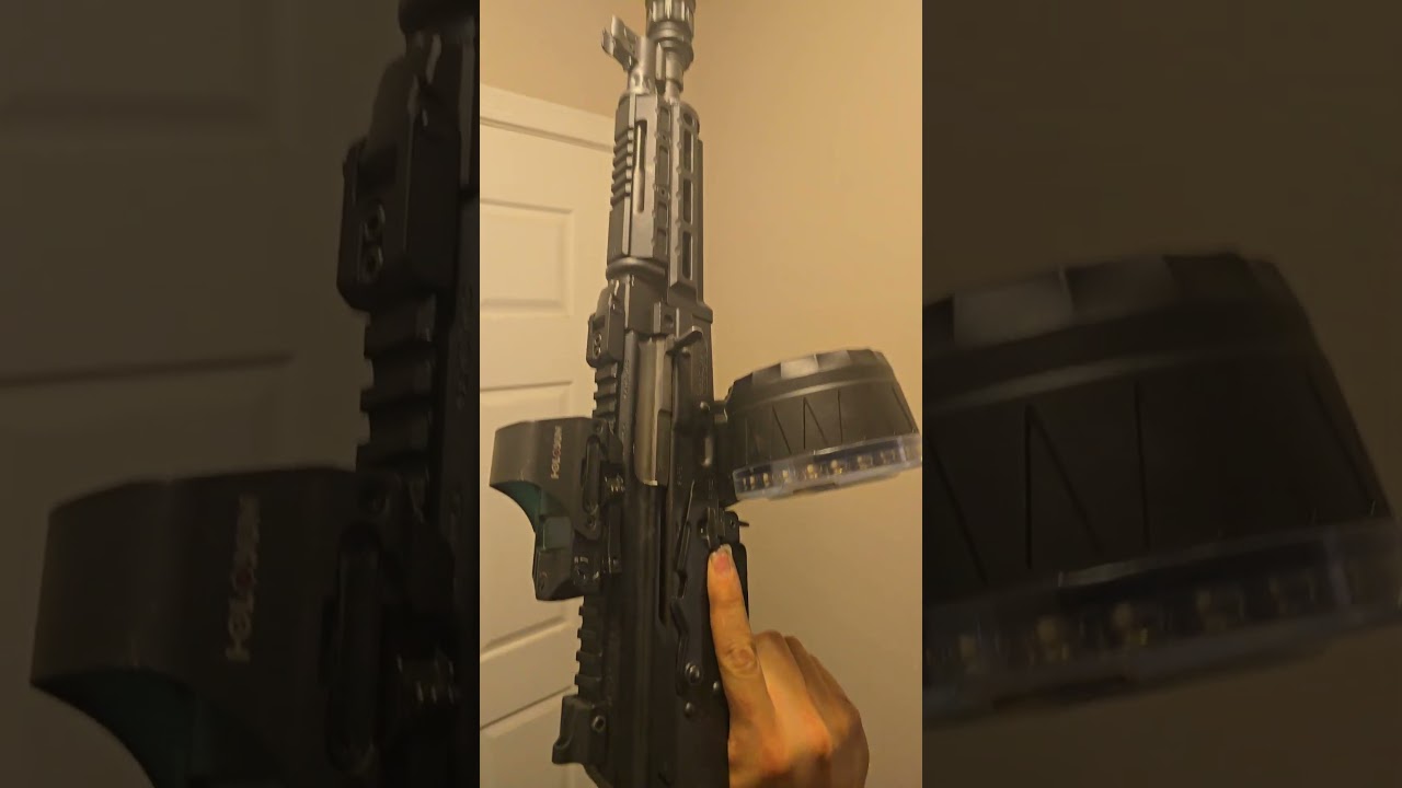 Zastava zpap85 with KCI drum mag #airsoft #nerf